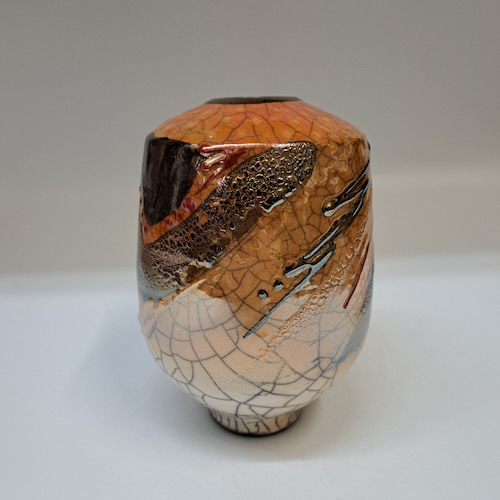 #260231 Raku 3X-Fired 6.5x4.5 $32 at Hunter Wolff Gallery